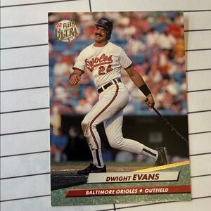 Baseball Card - Dwight Evans